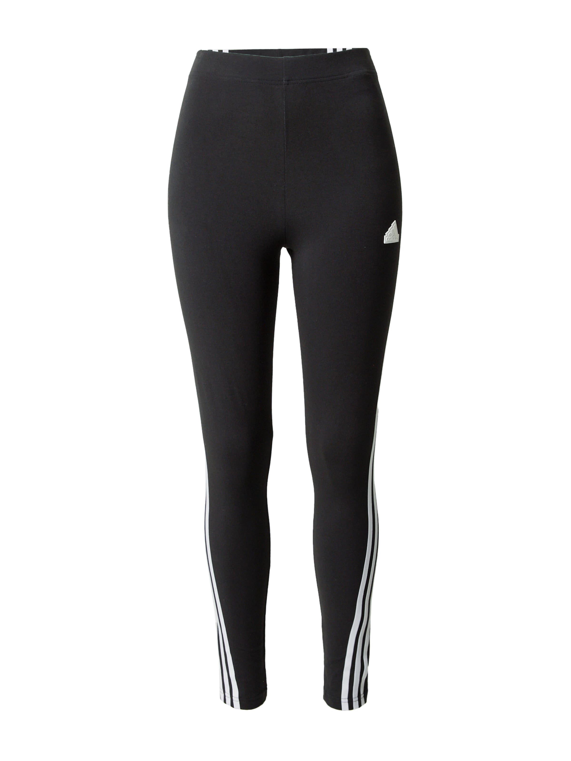 Skinny Pantaloni sport 'Future Icons' de la ADIDAS SPORTSWEAR pe negru: față