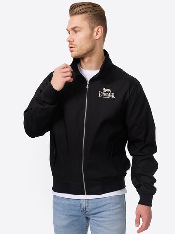 LONSDALE Jacke 'Harrington' in Schwarz: Vorderseite
