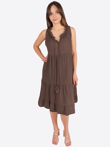 Seasons of April Kleid ' BUKI ' in Braun
