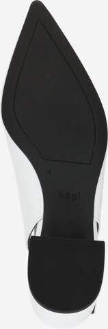 HöglCipele s potpeticom i otvorenom petom 'CALLA' - bijela boja