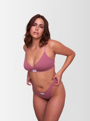 DOUVOS CONTOUR Bustier Sport-BH 'TRIANGEL' in Pink