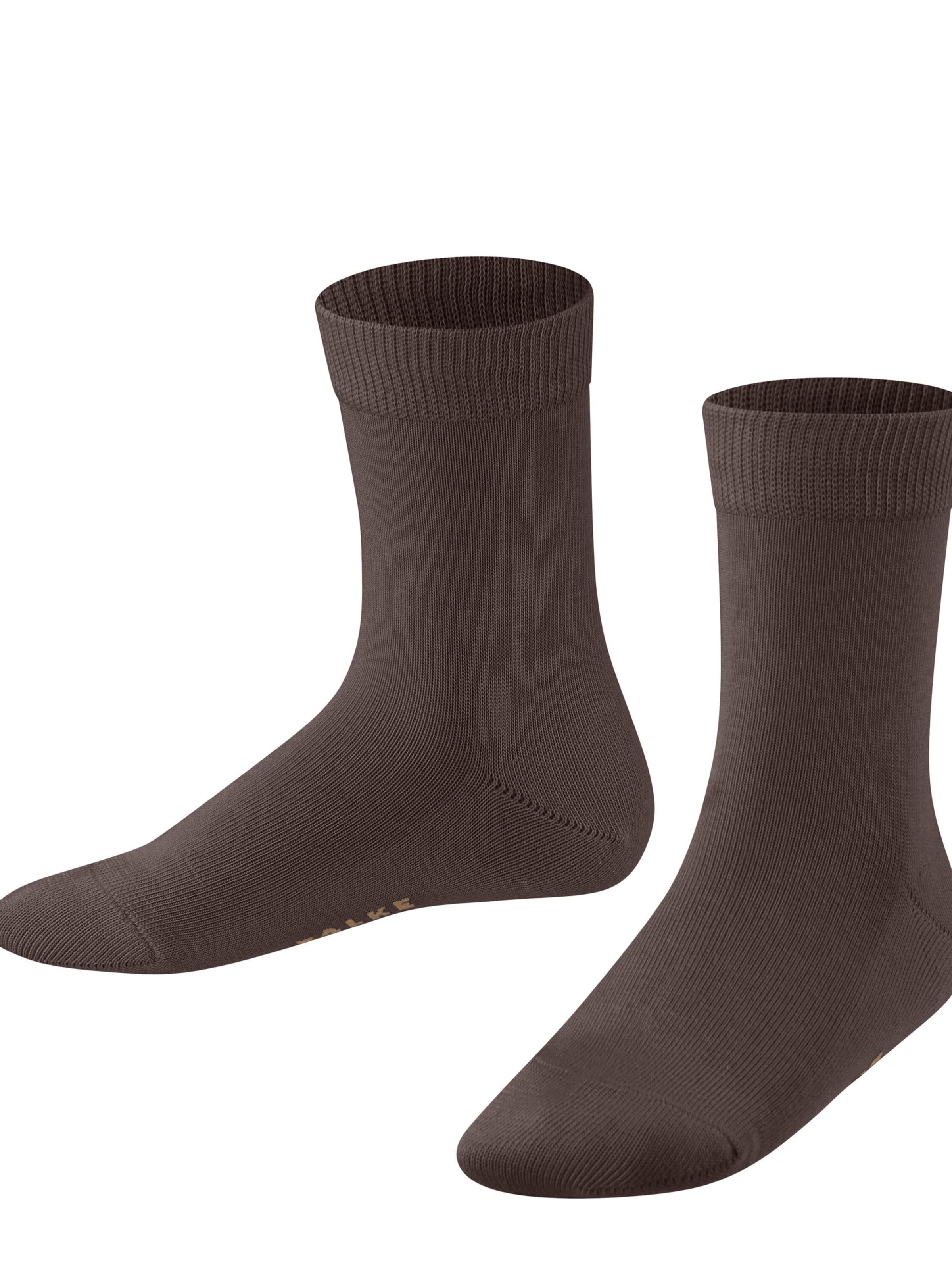 FALKE Socks 'Family' in Brown: front