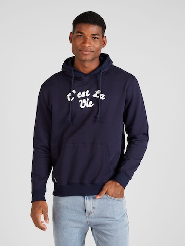 Wemoto Sweatshirt in Blauw: voorkant