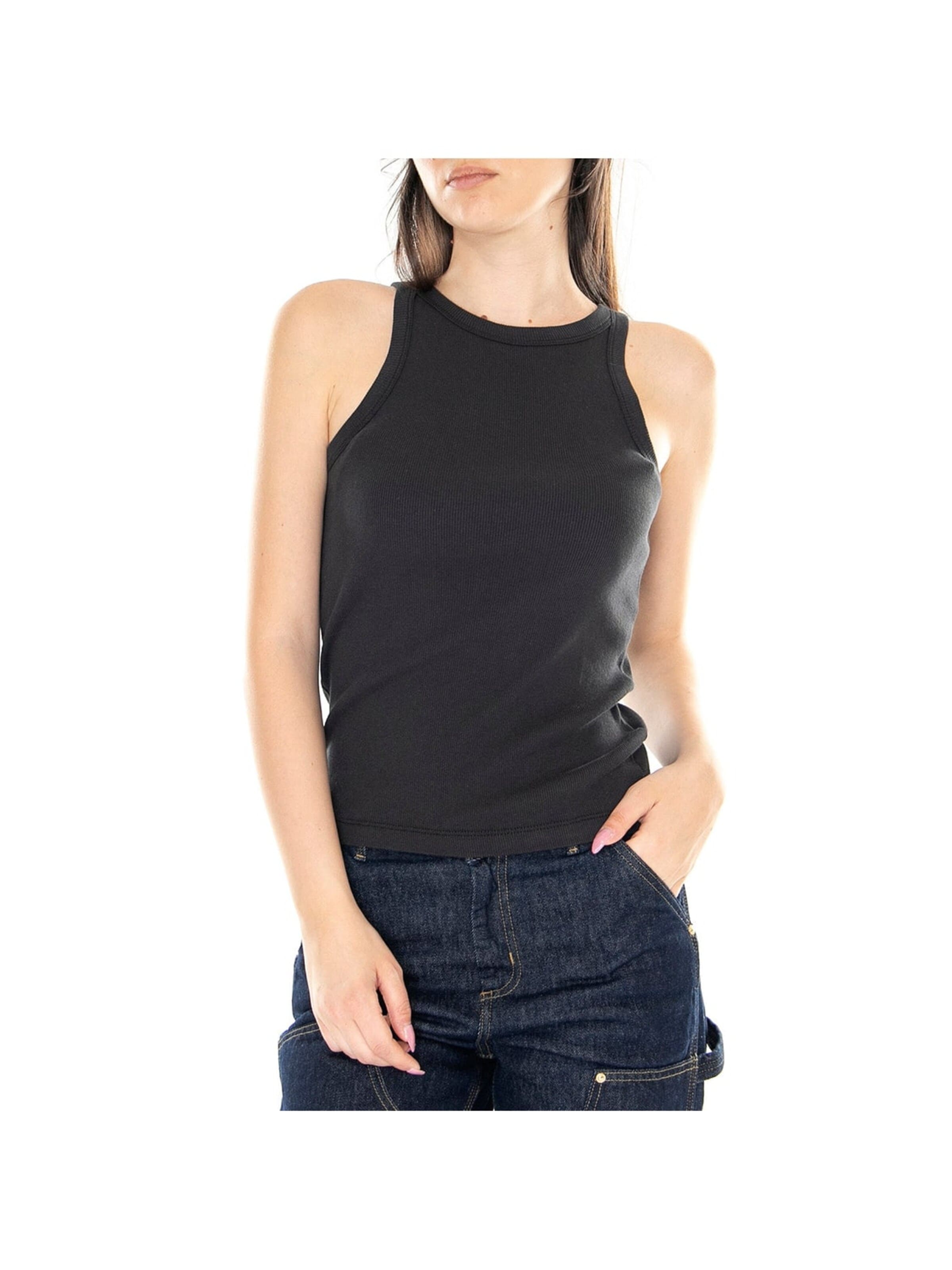 LEVI'S ® Top 'W' Racer Tank Caviar Black' w kolorze czarny