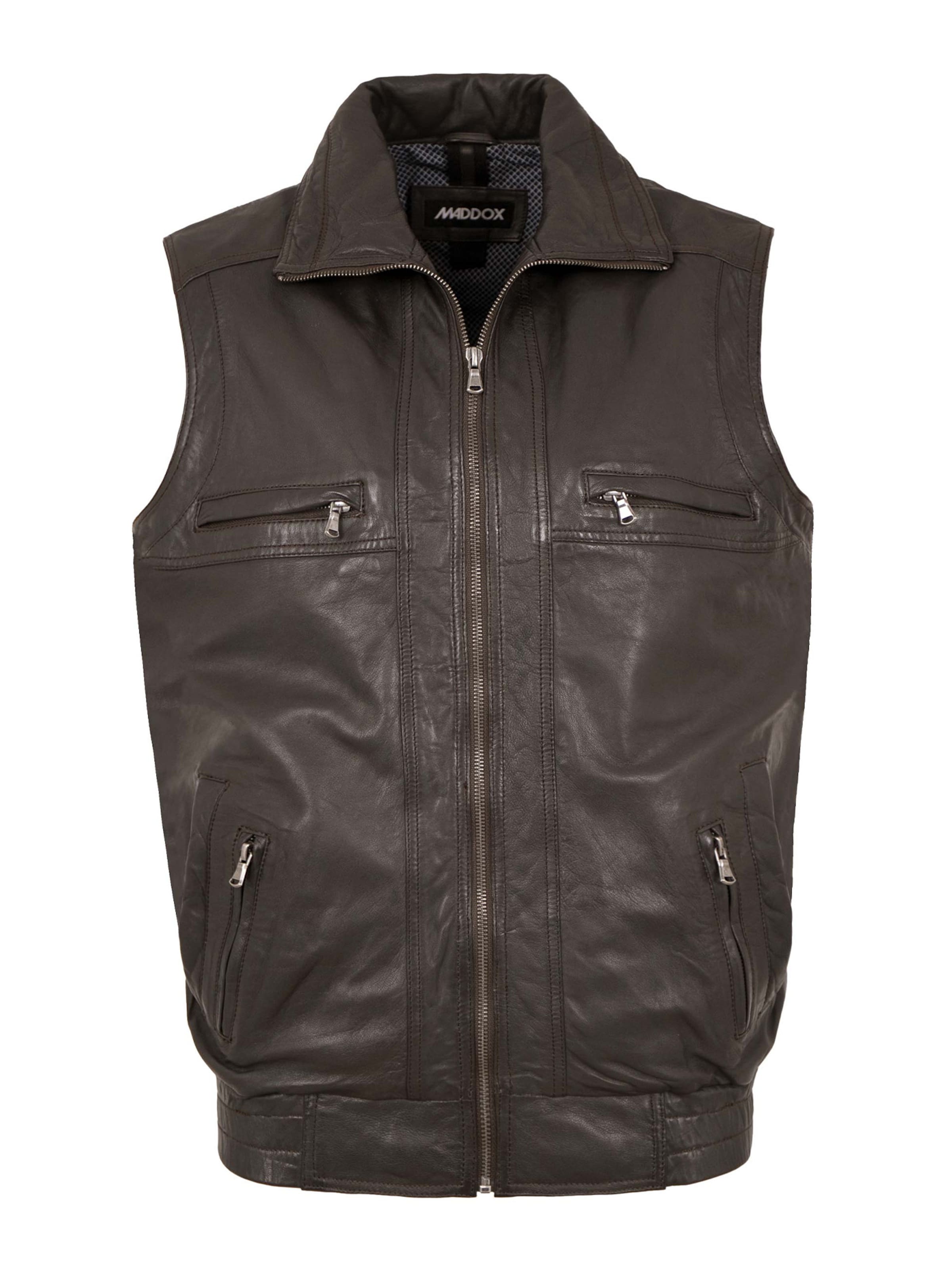 MADDOX Vest 'Andi' in Brown: front
