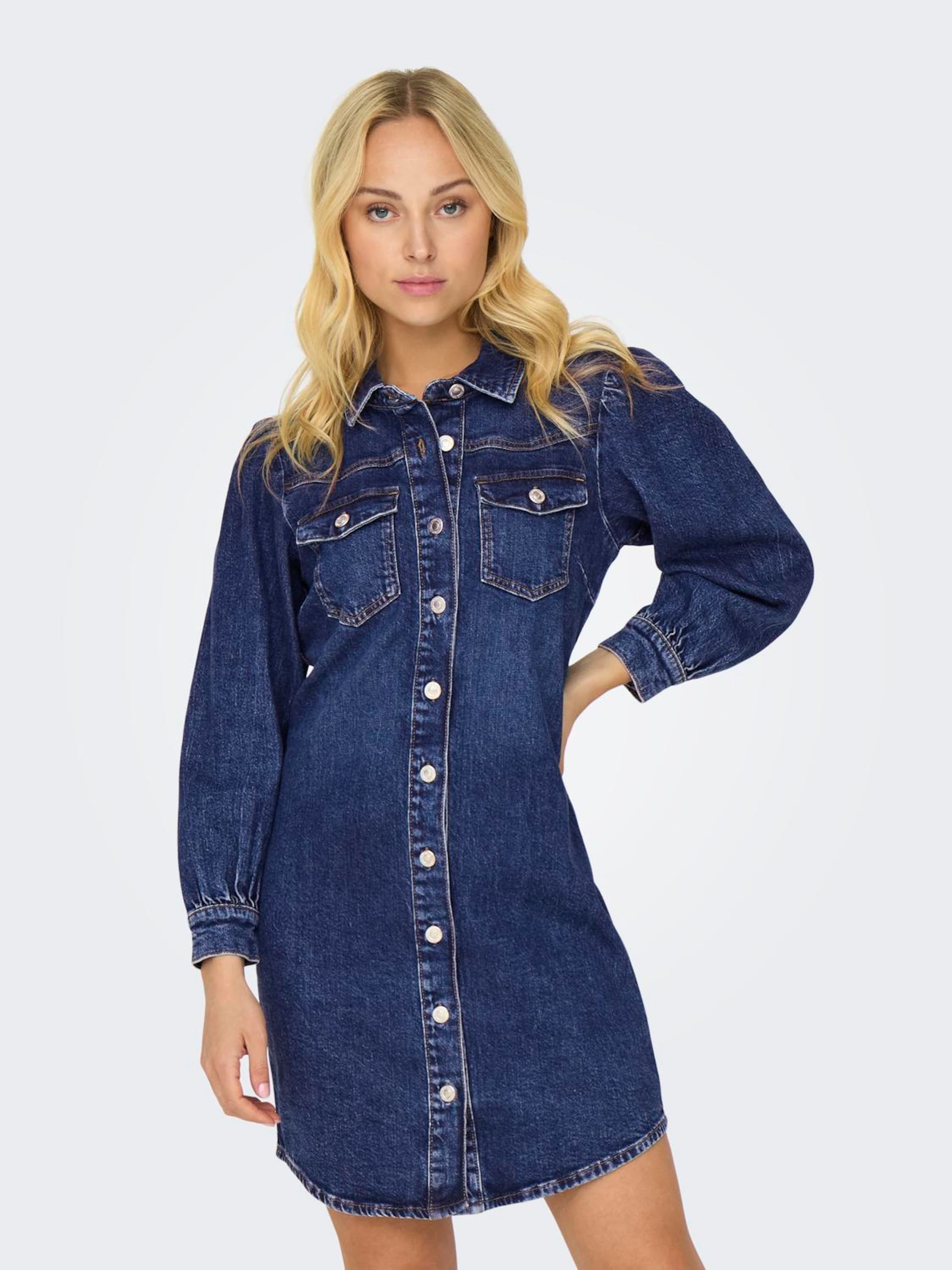 ONLY Blousejurk ONLAllie in Blauw Denim ABOUT YOU