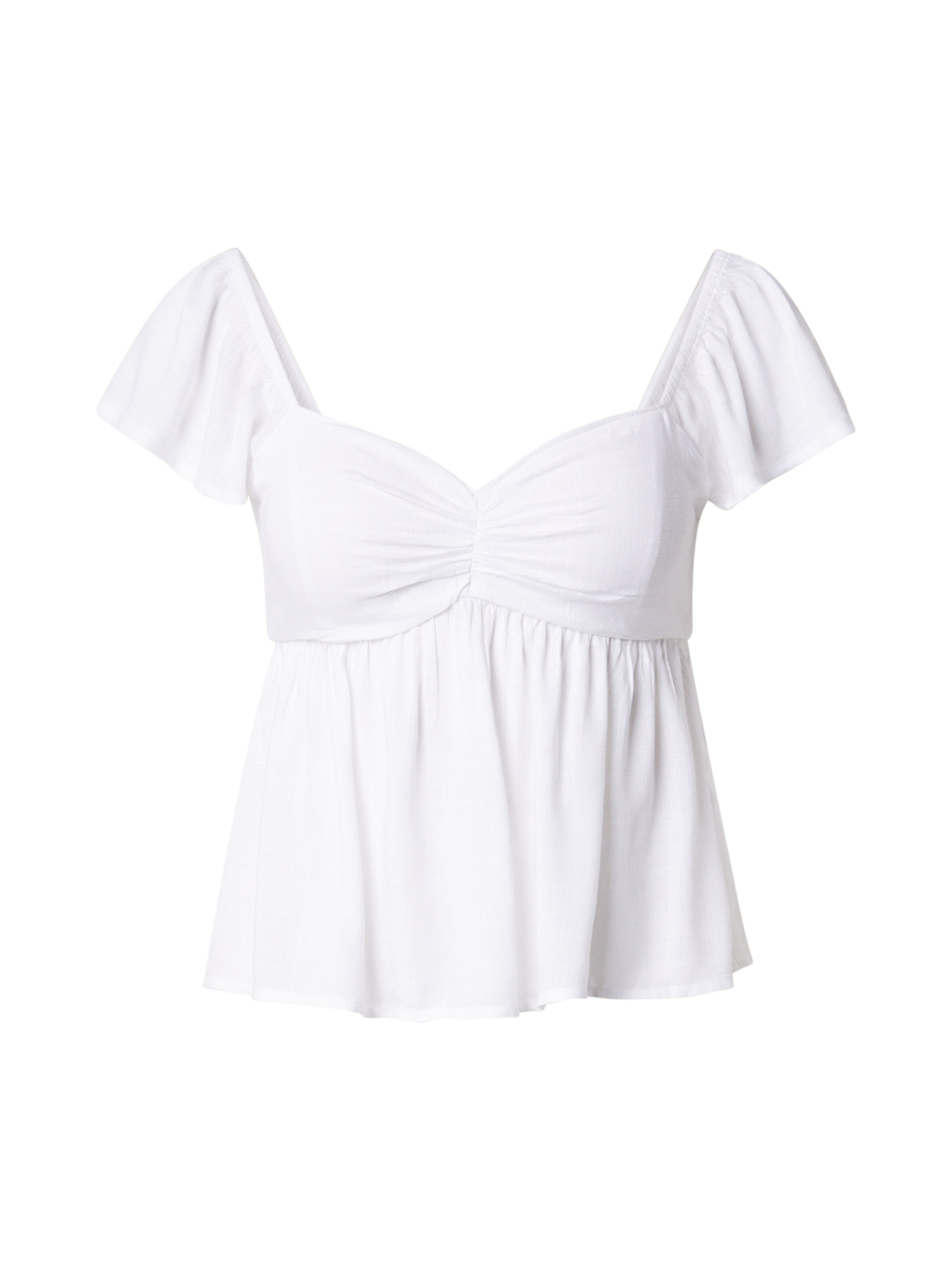 HOLLISTER Блузка в Белый: спереди