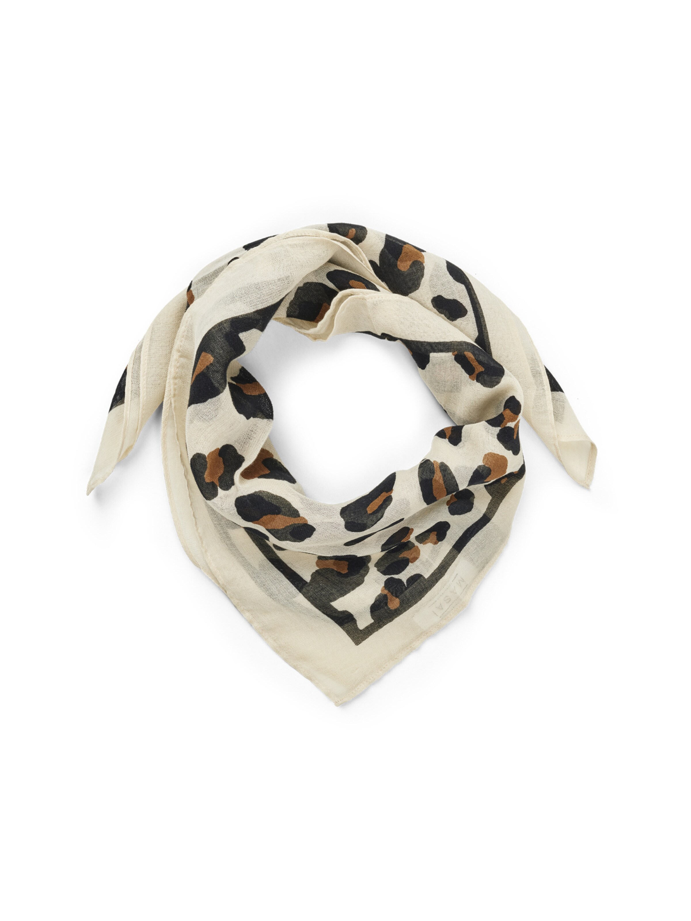 Masai Sjaal 'MaAlvienne' in Bruin: voorkant