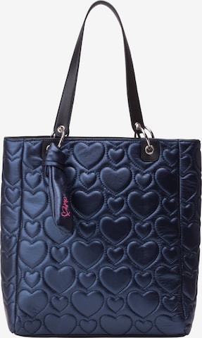 Borsa a mano di MYMO in blu: frontale