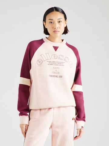 ELLESSE Sweatshirt 'Norina' in Pink: front