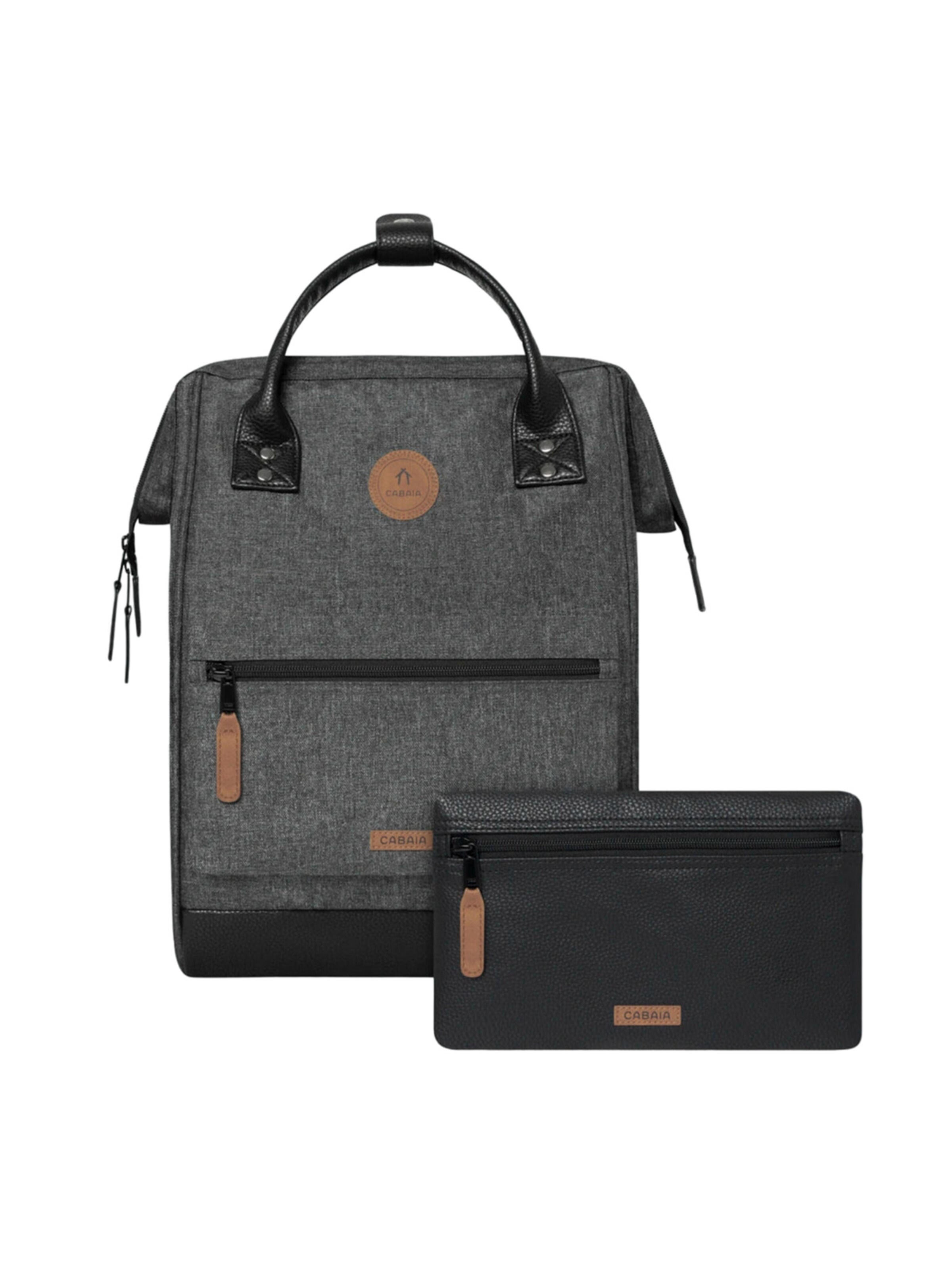 Cabaia Backpack 'Luxembourg M' in Grey: front