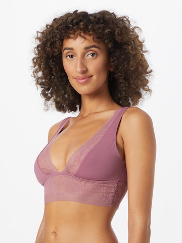 SLOGGI Triangle Bra 'S Shadow' in Pink: front