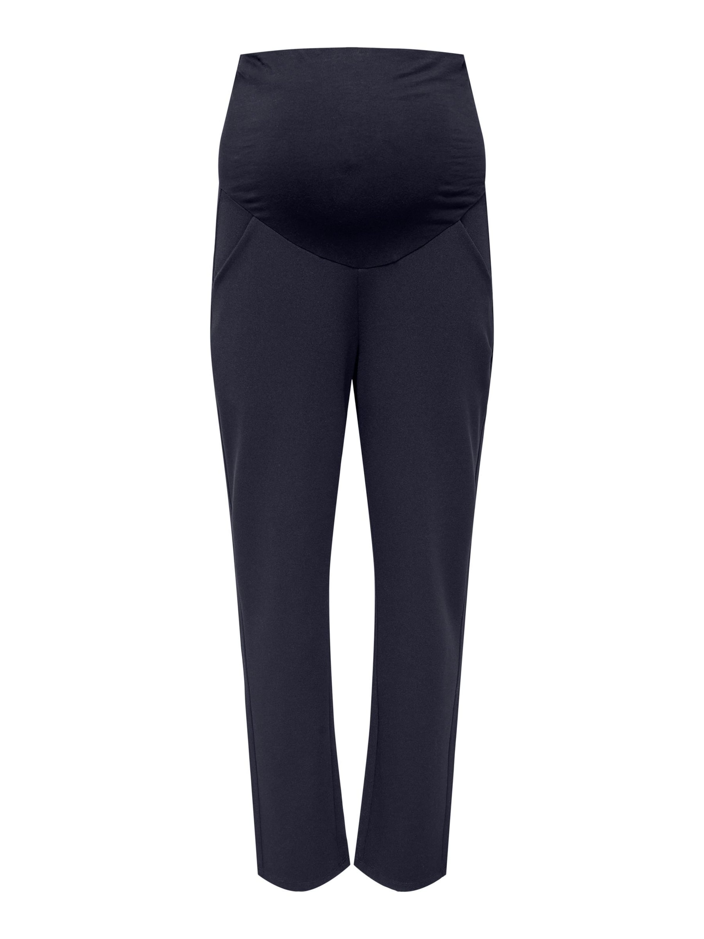 Only Maternity - Pierna ancha Pantalón en azul: frente
