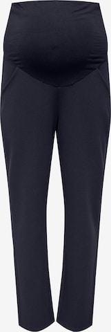 Only Maternity - Pierna ancha Pantalón en azul: frente