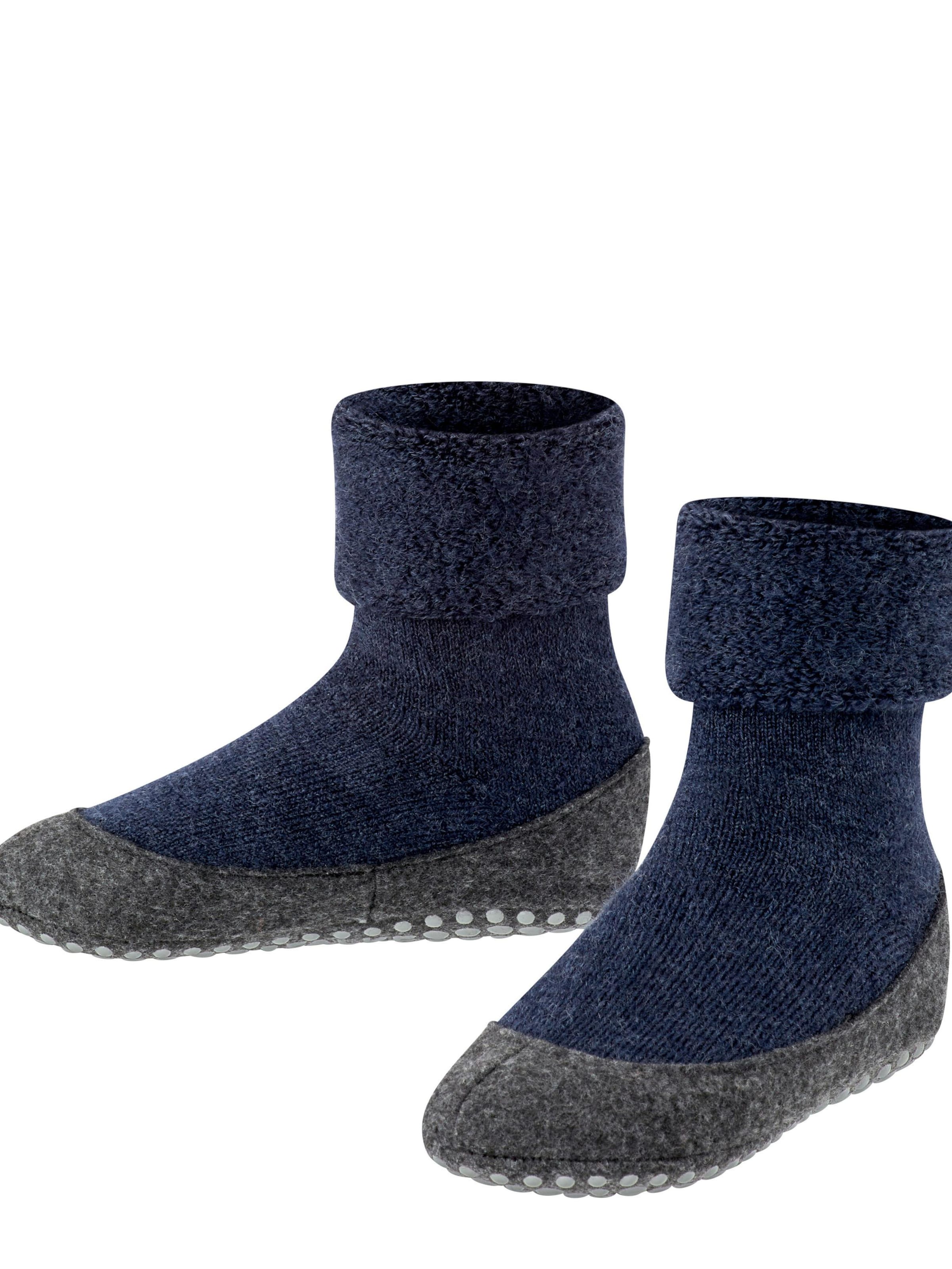 FALKE Socks 'Cosyshoe Teens' in Blue: front