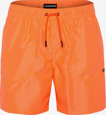 CHIEMSEE Board Shorts in Orange: front