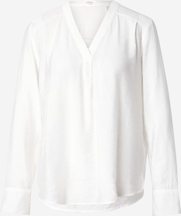 s.Oliver Blouse in Beige: voorkant