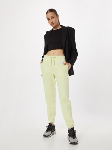 Effilé Pantalon 'HERITAGE' GAP en jaune