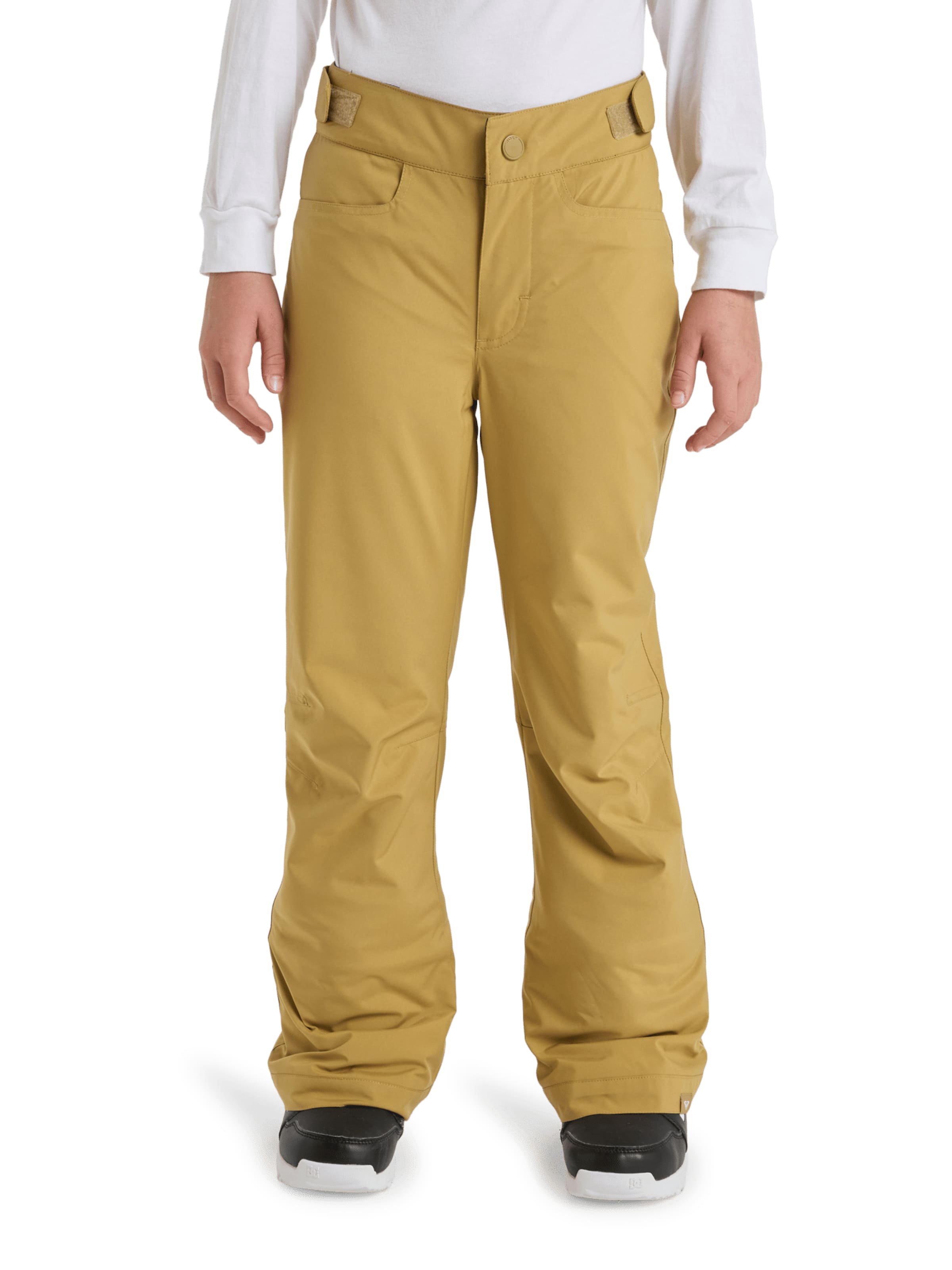 ROXY Workout Pants 'Backyard' in Yellow: front