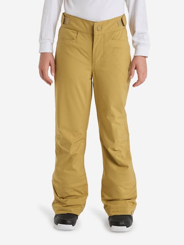 ROXY Workout Pants 'Backyard' in Yellow: front