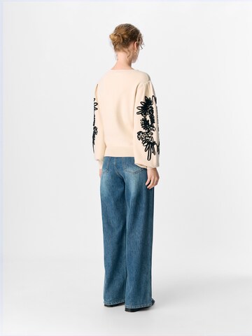 OBJECT Pullover 'OBJJOANA' i beige
