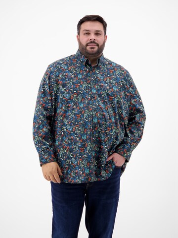 LERROS Regular fit Overhemd in Blauw: voorkant