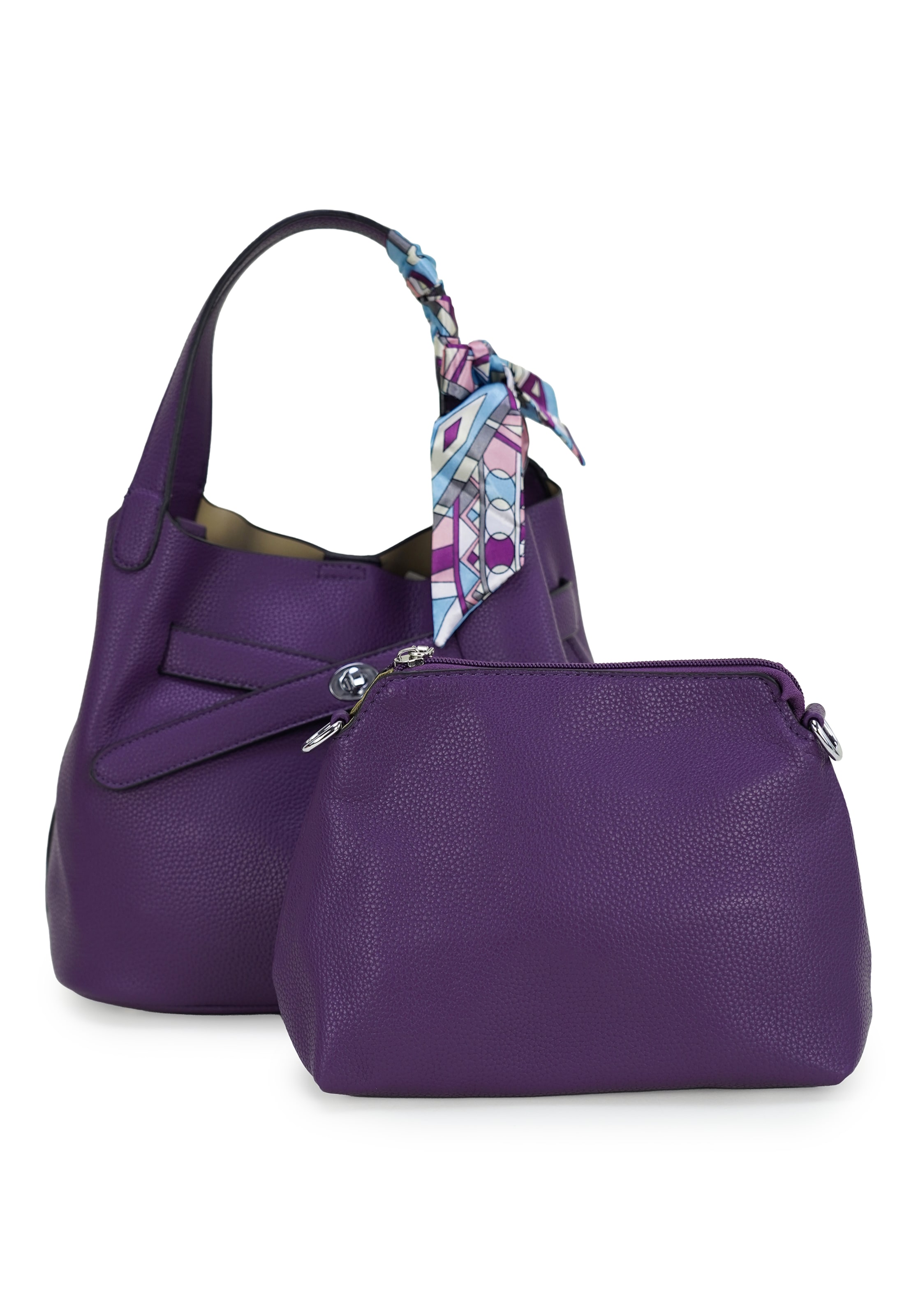 HARPA Handtasche 'PRUE' in Lila: Vorderseite