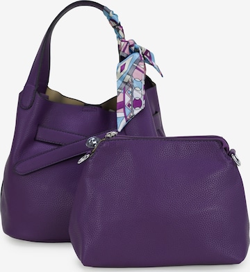 HARPA Handbag 'PRUE' in Purple: front