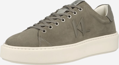 Karl Lagerfeld Baskets basses en taupe, Vue avec produit