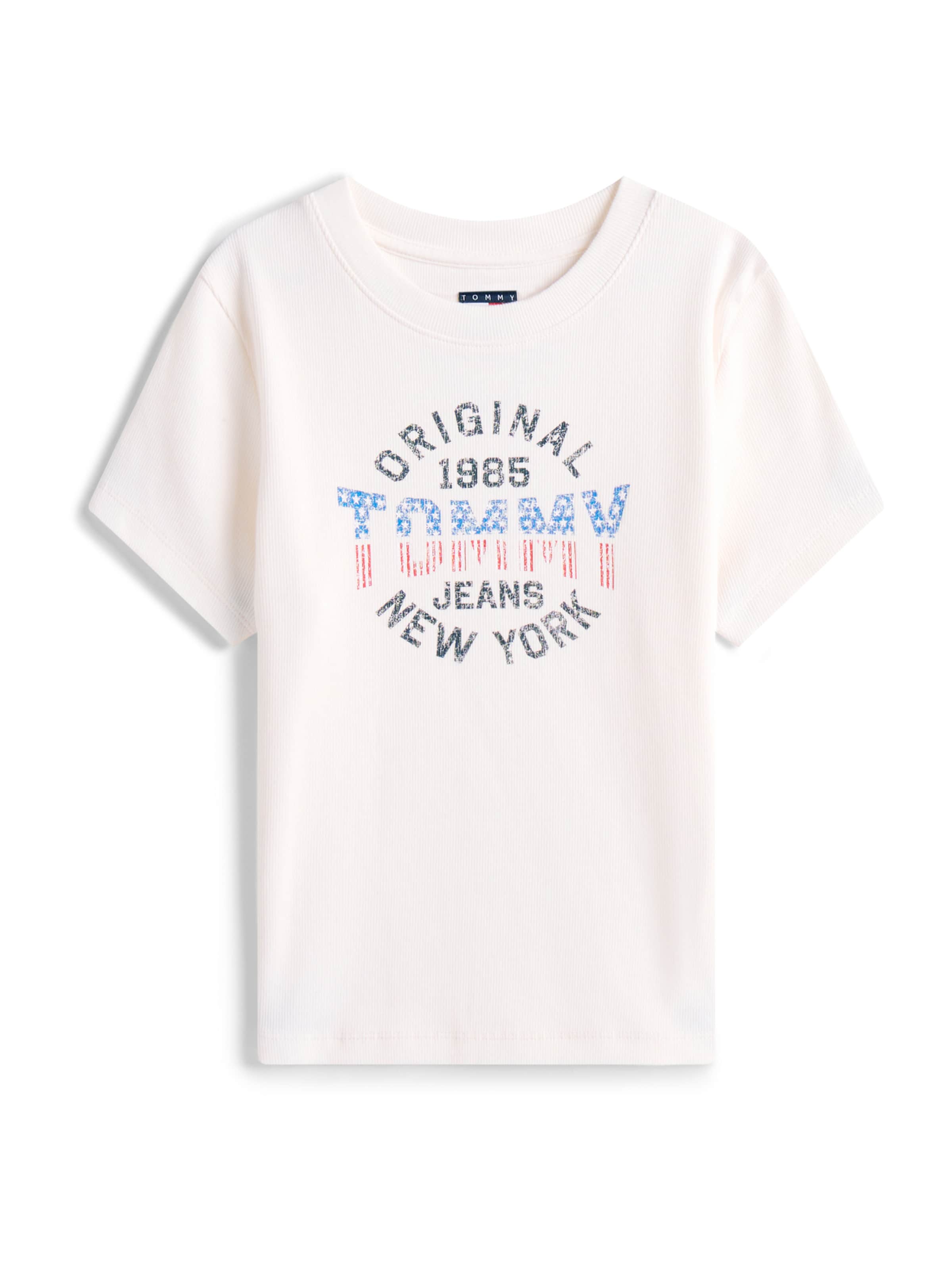 Tommy Jeans Shirt 'New York' in White: front