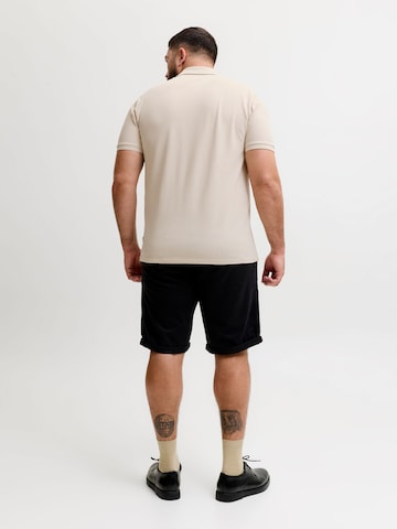 Jack & Jones Plus Poloshirt in Beige