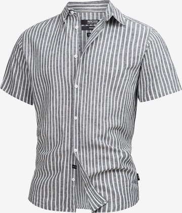 INDICODE JEANS Hemd 'INBravida' in Blau: Vorderseite