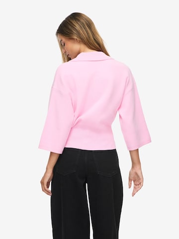 Cardigan Noisy may en rose