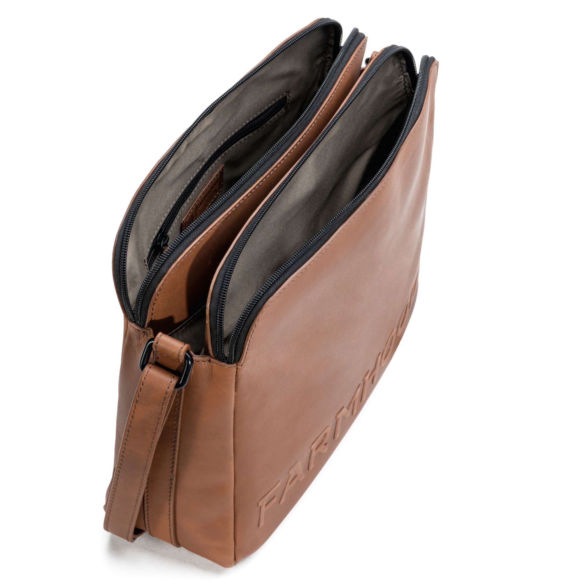 Farmhood Schoudertas in Bruin