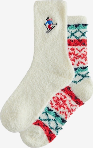 Next Socks in Beige: front