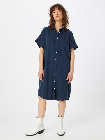 Monki Košilové šaty – modrá: přední strana