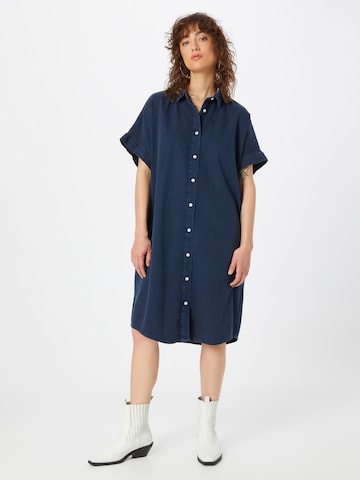 Monki Blousejurk in Blauw: voorkant