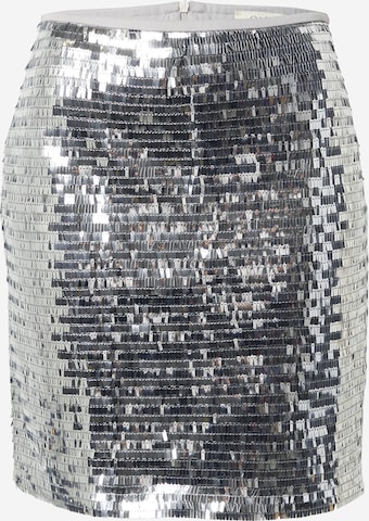 Oasis Skirt in Silver: front