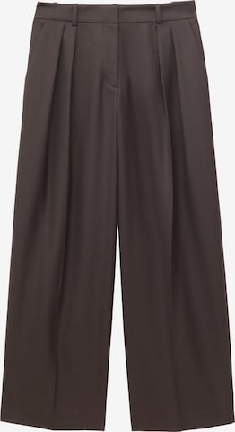 & Other Stories Pleat-Front Pants in Brown: front
