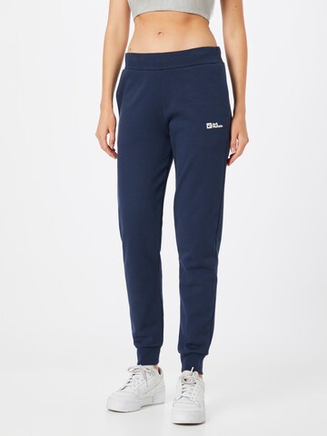 JACK WOLFSKIN Regular Sporthose in Blau: predná strana