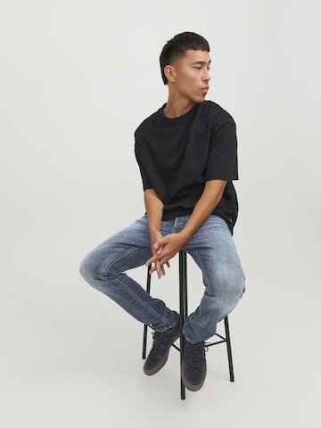 Coupe slim Jean 'Glenn Cole' JACK & JONES en bleu