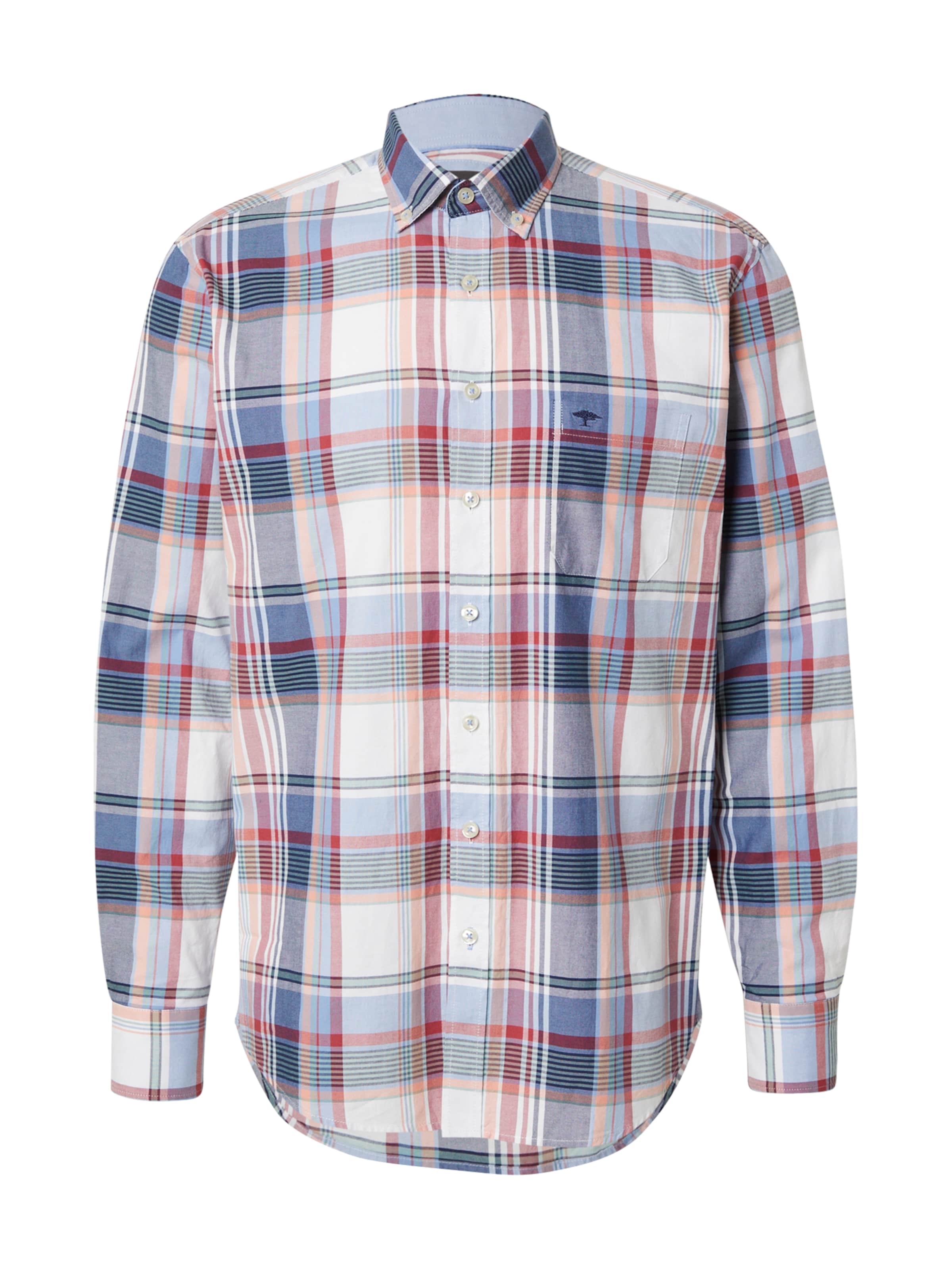 FYNCH-HATTON Regular Fit Hemd in Lila: Vorderseite