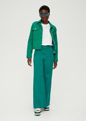 Wide Leg Jean s.Oliver en vert