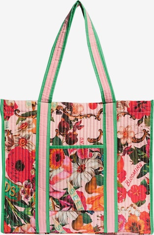 love & roses Шоппер в Ярко-розовый: спереди