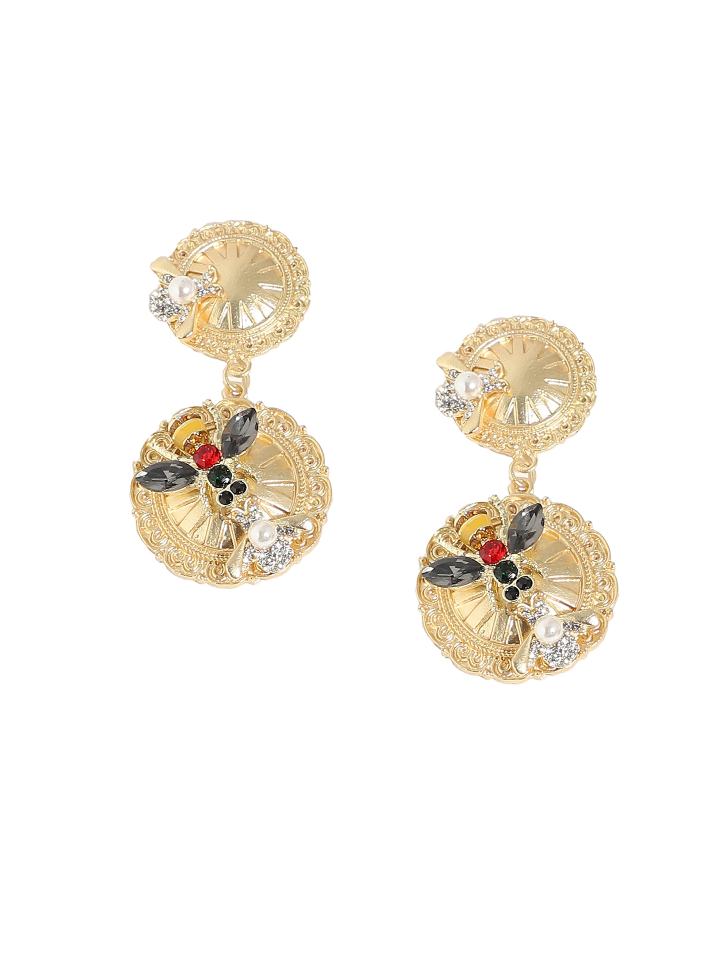 Cercei ' Héloïse ' de la SOHI pe auriu: față