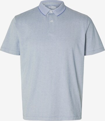 T-Shirt 'Leroy' SELECTED HOMME en bleu : devant