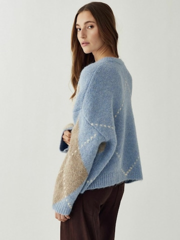Pull-over ' Lai ' Noella en bleu