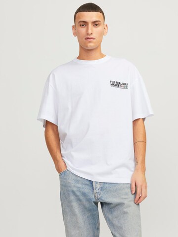 T-Shirt 'Toast' JACK & JONES en blanc : devant