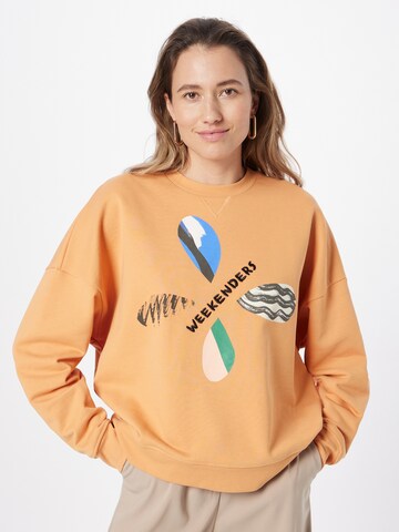 Weekend Max Mara Sweatshirt 'HOT' in Orange: Vorderseite