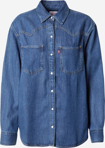 LEVI'S ® Blouse 'Teodora Western Shirt' in Blauw: voorkant